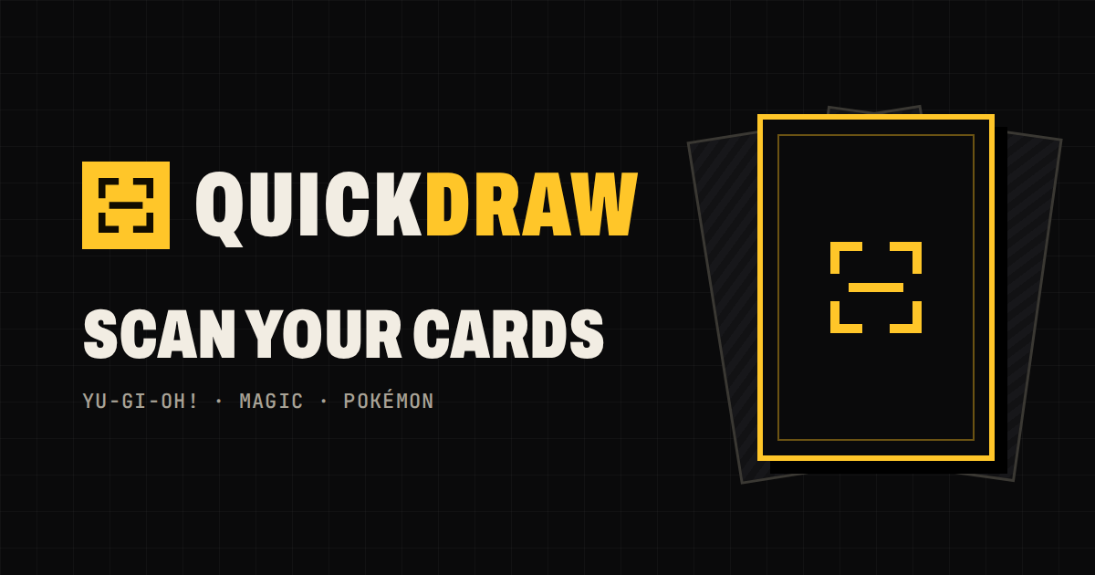 I built a card scanning app for Yu-Gi-Oh, Pokémon, and Magic and made it free and public